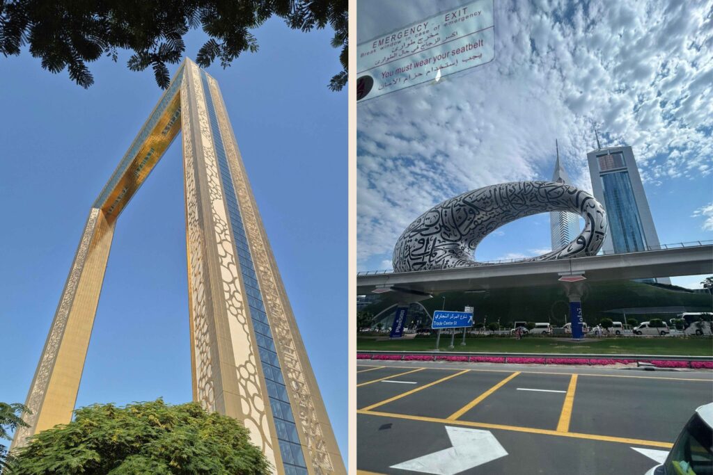 The Frame and Museum of the Future in Dubai
